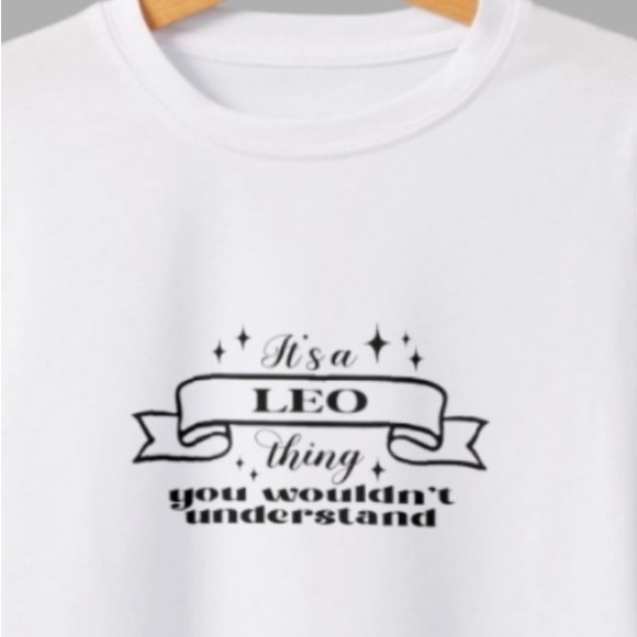 Astrological sign Leo Graphic Tee - Fluent Sarcasm - Picture 1 of 6